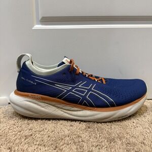 Asics Gel Nimbus 25 Shoes Mens Size 12.5 Blue Road Running Sneakers 1011B739